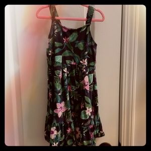 Hawaiian print dress